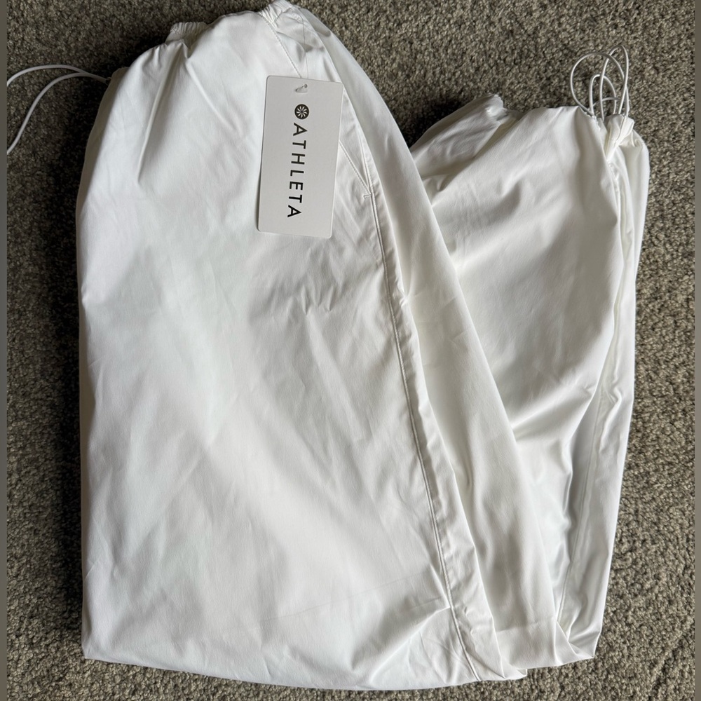 Athleta White Midday Low Rise Pant